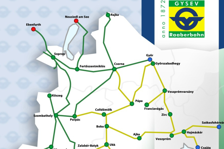 Holnaptól a GYSEV kezeli a pápai vasútvonalakat