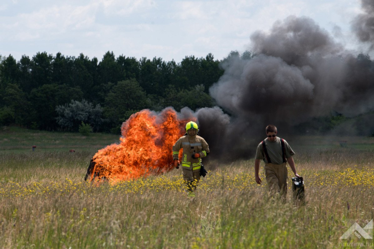 A pápai reptér tűzoltói diadalmaskodtak a szakmai megmérettetésen
