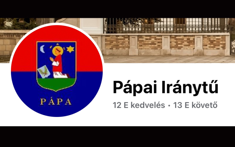 Eltűnt Pápa Város Hivatalos oldala a Facebookról